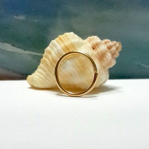 24 g 22 g 20 g 14 kt geel, wit, roségouden helixring, kraakbeenoorbel, kleine helix, neus, tragus, schelpring, binnendiameter van 4-12 mm, verkoop