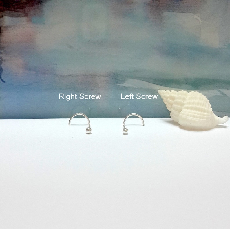 Barely There Stud L-Shape Nose Bone-Gifts Minimalist Nose Stud Sterling Silver 1.5-2mm Ball 24g 22g 20g 18g 16g Silver Tiny Nose Stud