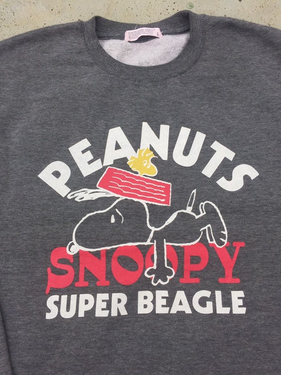 Vintage 90s Peanuts Snoopy Cartoon Super Beagle G… - image 2