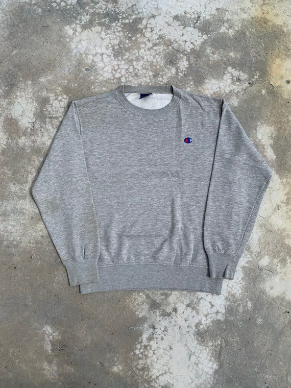 Vintage 90s Champion Mini Logo Pullover Jumper Mi… - image 2