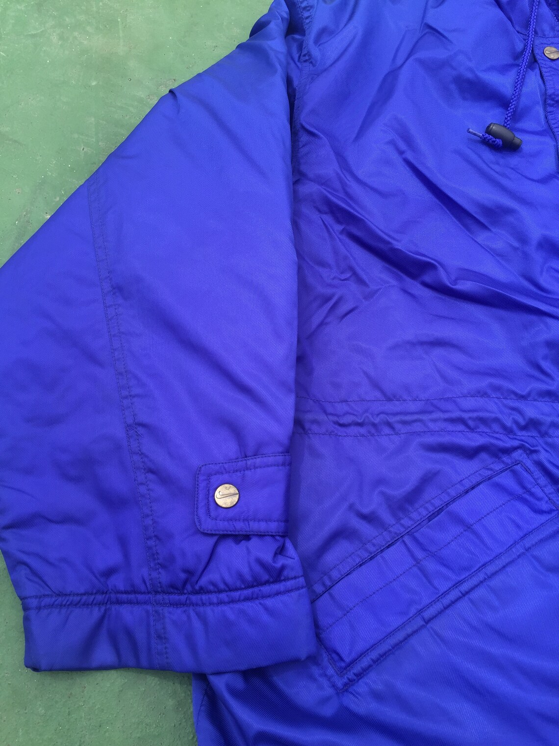 Vintage 90s Nike Big Swoosh Sherpa Fleece Lined Winter Jacket | Etsy