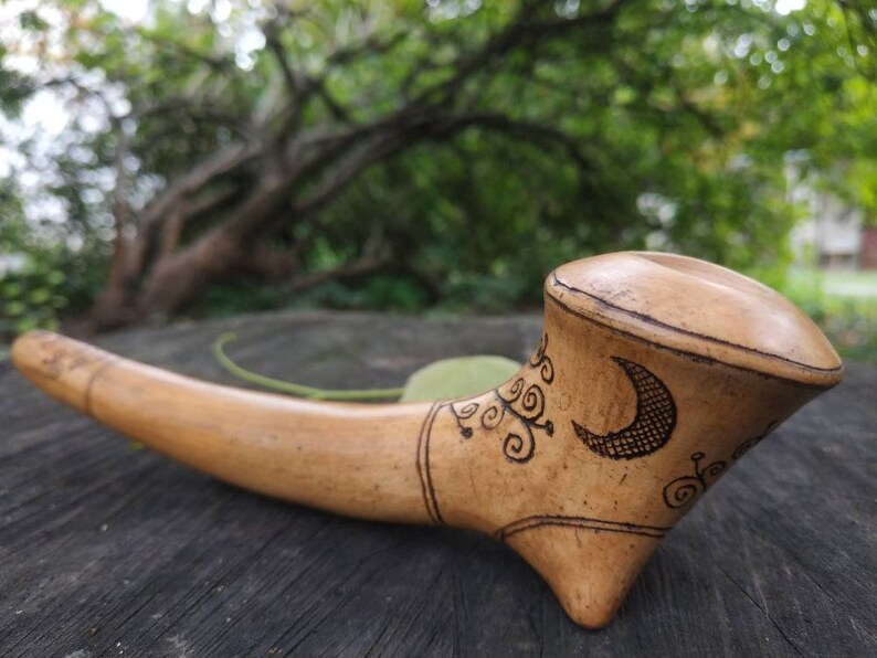 Handmade Ceramic Smoking Pipe. Ritual Clay Pipe for Smoking Etsy