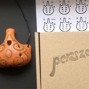 Ocarina Ceramic Flute Handmade Pendant Ocarina Ceramic Musical Instrument