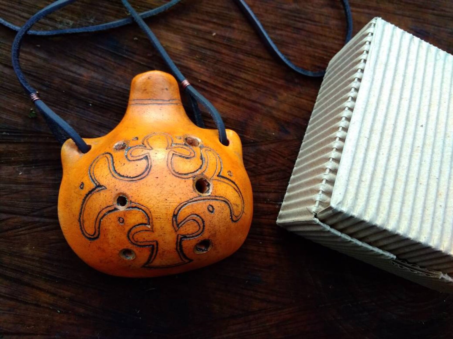 Ocarina cerámica hecha a mano decorado Ocarina instrumento Etsy