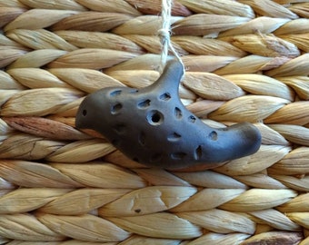 Ceramic Whistle Clay Bird Whistle Ceramic Flute Little Ocarina Wind Instrument Folk Toy For Children  Musical Gift For Kids Handmade Eco Toy