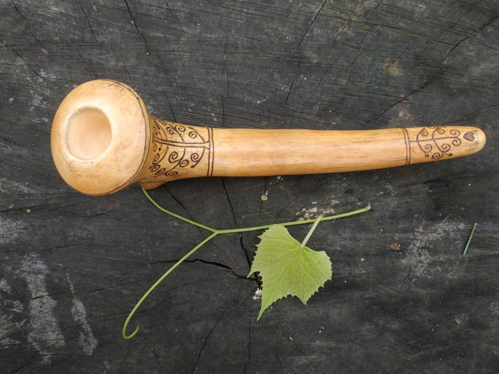Handmade Ceramic Smoking Pipe. Ritual Clay Pipe for Smoking Etsy