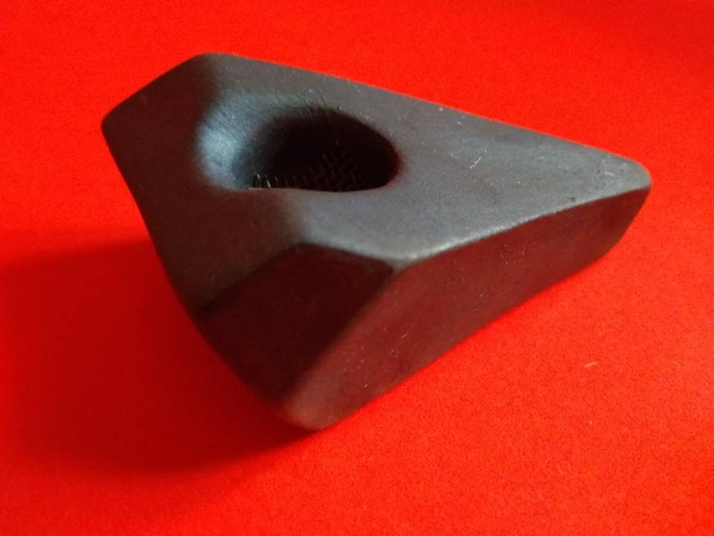 Super popular specialty store Black ceramic List price smoking pipe. asimetric pocket Small Elegant