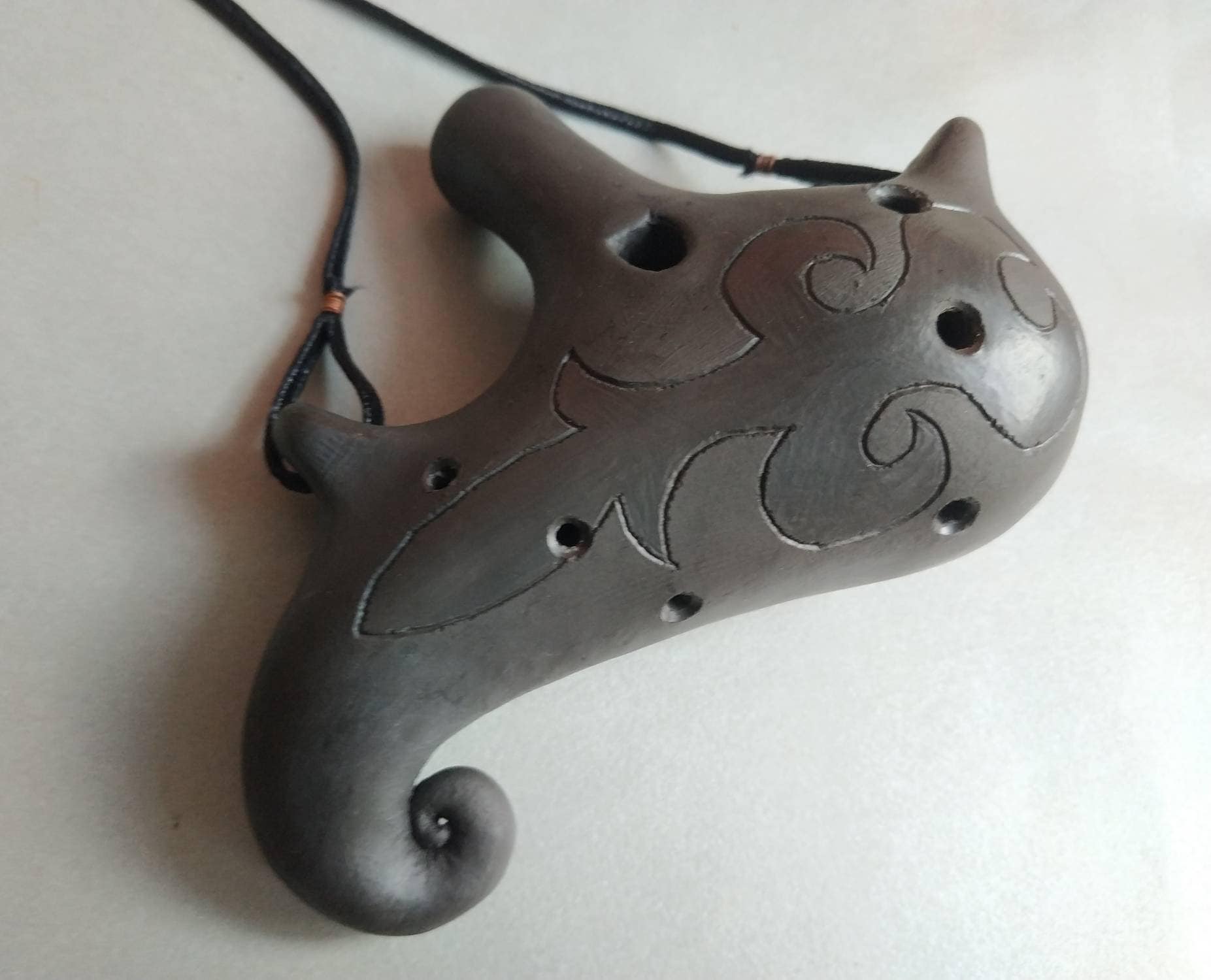 Ocarina Ceramic Flute Handmade Pendant Ocarina Ceramic Musical Etsy