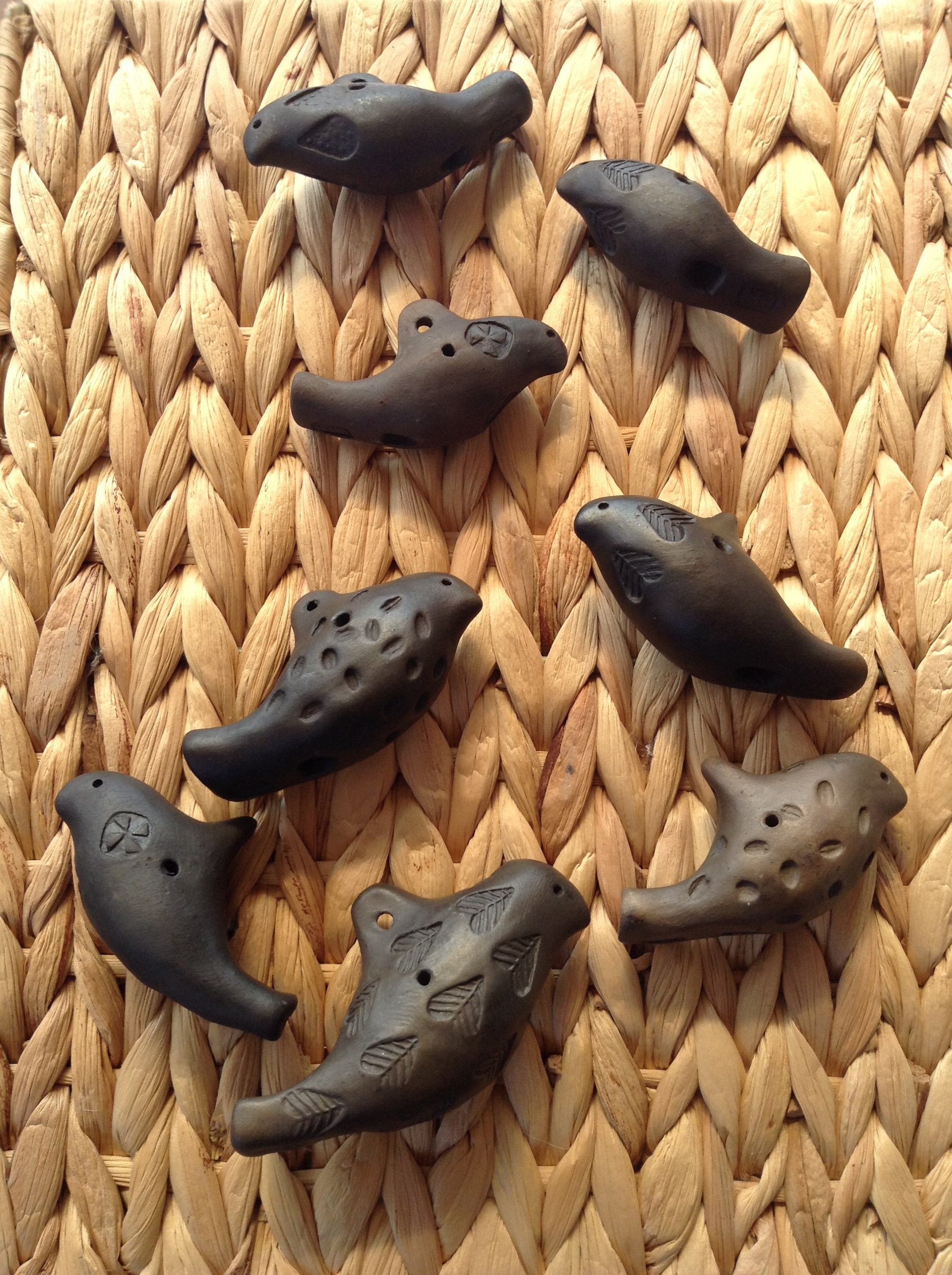 Ceramic Whistle Clay Bird Whistle Ceramic Flute Little Ocarina Etsy