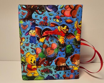 NEU!!! Super süßes buntes Baby Winnie Puuh Fotoalbum - Perfektes Geschenk!  Hält 100 4x6 Fotos - Handgemacht