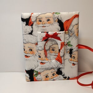 Old Fashion Christmas Santa Fotoalbum - Fasst 100 4x6 Fotos - Handgemacht - Perfektes EINZIGARTIGES Weihnachtsgeschenk!