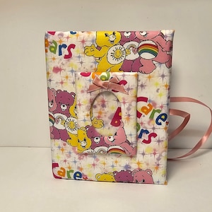 Personalied Baby Photo Album, Care Bear Custom Photo Album, Care Bear Brag Book, Holds 100 4x6 Photos - Personilize