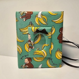 Curious George Photo Album for Baby Boy - Holds 100 4x6 Photos - Handmade
