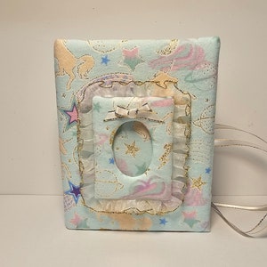 Unicorn Photo Album for Baby Girl - Holds 100 4x6 Photos - Personalize - Handmade