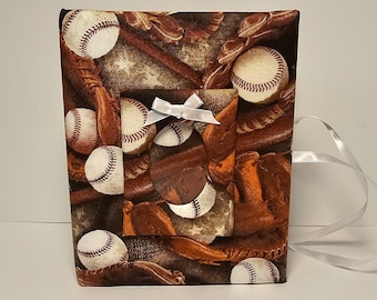 Baseball Photo Album - Sports Photo Album - Handmade Personalized Album - Holds 100 4 x 6 Photos