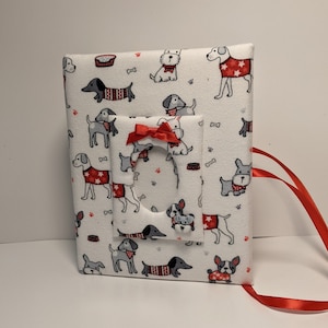 Custom Scotty Weiner Beagle Dog Photo Album - Holds 100 4x6 Photos - Handmade Dog Photo Album
