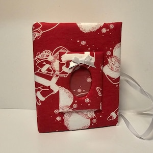 Christmas Santa Photo Album - Holds 100 4x6 Photos - Handmade - Perfect UNIQUE Christmas Gift!