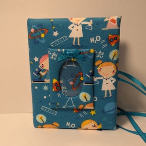 Custom Girl Photo Album-School, Chemist, Chemistry-Holds 100 4x6 Photos - Handmade Photo Album