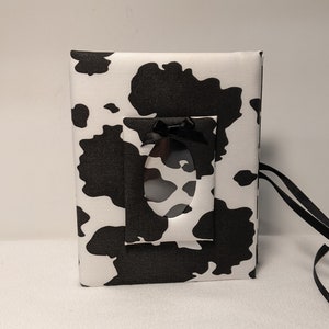 Black and White Cow Photo Album - Custom Cow Photo Album - Holds 100 4 x 6 Photos - Handmade