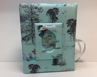 Minze Winnie Puuh Fotoalbum - Perfektes Geschenk!  Hält 100 4x6 Fotos - Handgemacht