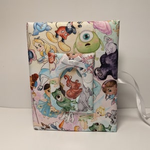 New Item!!!  Disney Characters Photo Album 3, Custom Girls or Boys Photo Album - Holds 100 4x6 Photos - Great Gift - Personalize
