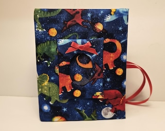 Handmade Dinosaur Photo Album: Holds 100 4x6 Photos, Cotton Fabric