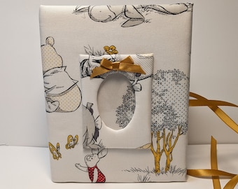 Winnie the Pooh Photo Album in White - Perfect Gift!  Holds 100 4x6 Photos - Handmade
