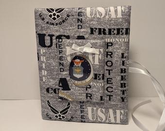 United States Air Force Custom Photo Album - Holds 100 4x6 Photos - Personalize