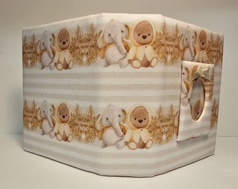 New!!! Baby Elephant and Teddy Bear Photo Album, Boy Photo Album - Holds 100 4x6 Photos - Handmade