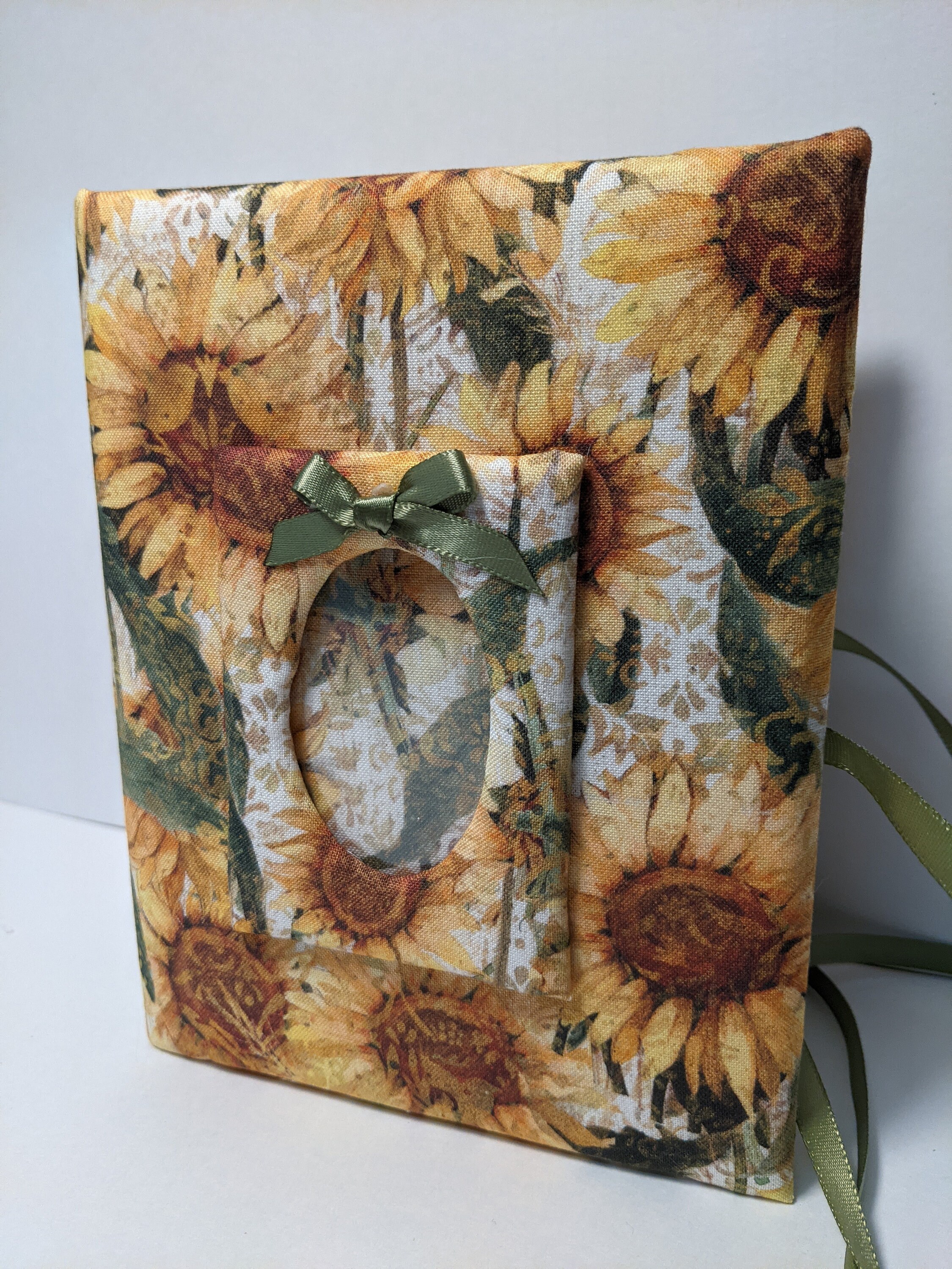 Custom Photo Album Flower Photo Album Sunflower Photo Album Etsy