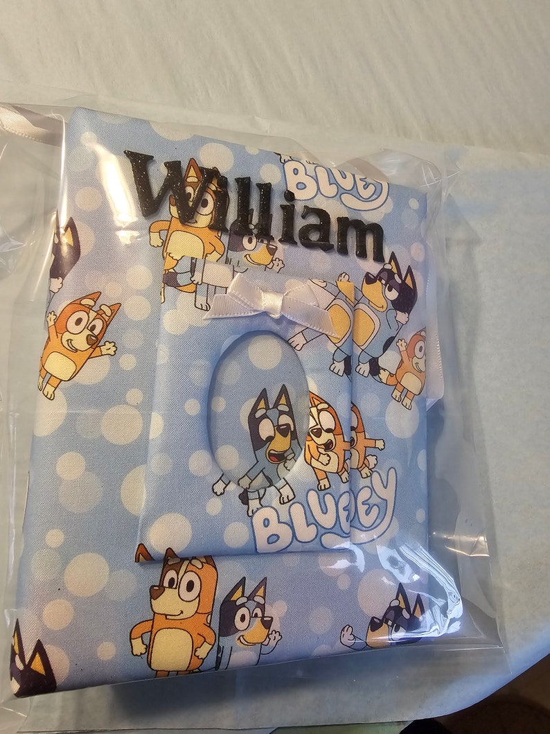 Custom Bluey Dog Cartoon Photo Album - Holds 100 4x6 Photos - Handmade ...