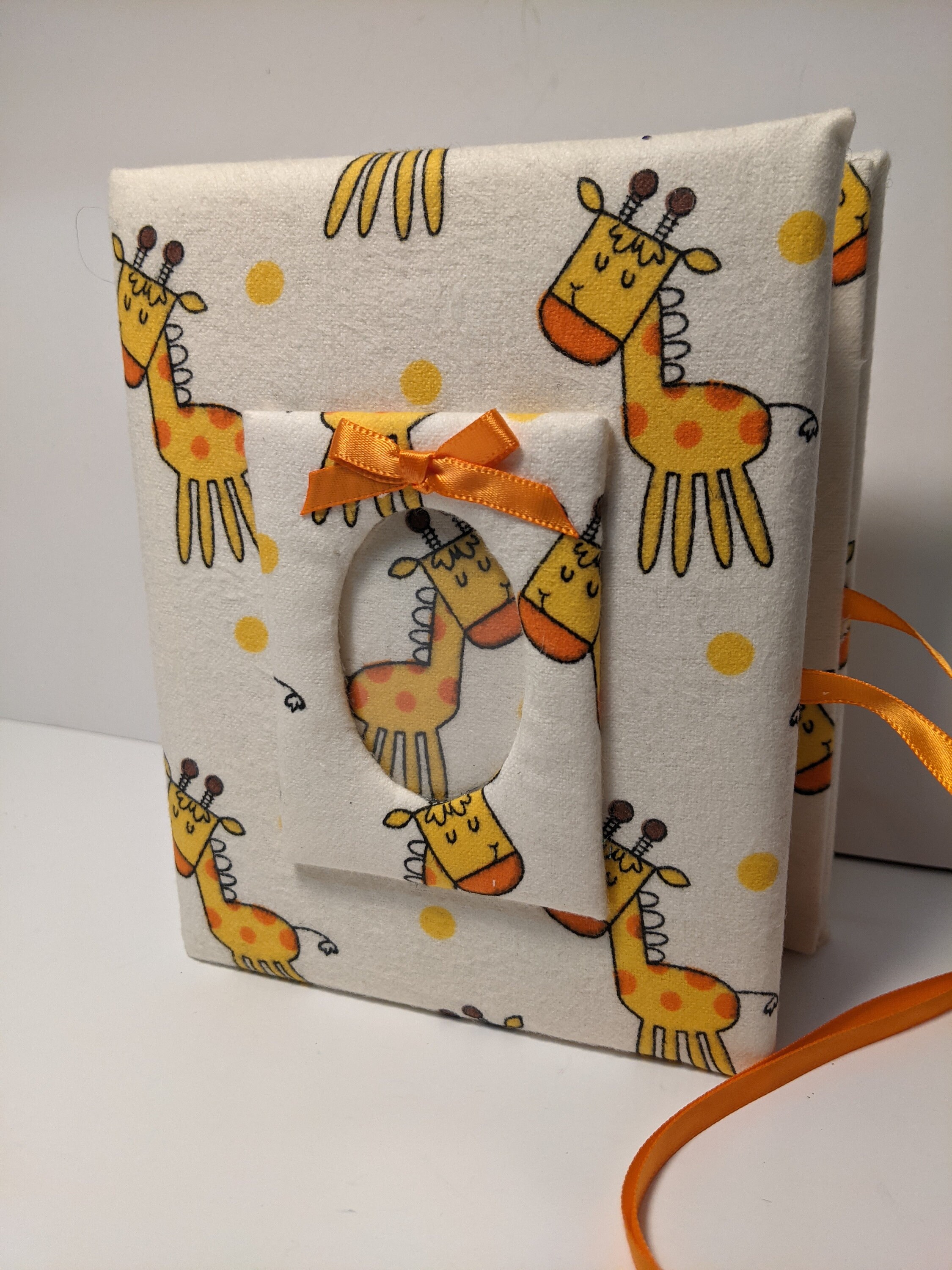 Jungle Giraffe Baby's First Year Photo Album Binder | Zazzle