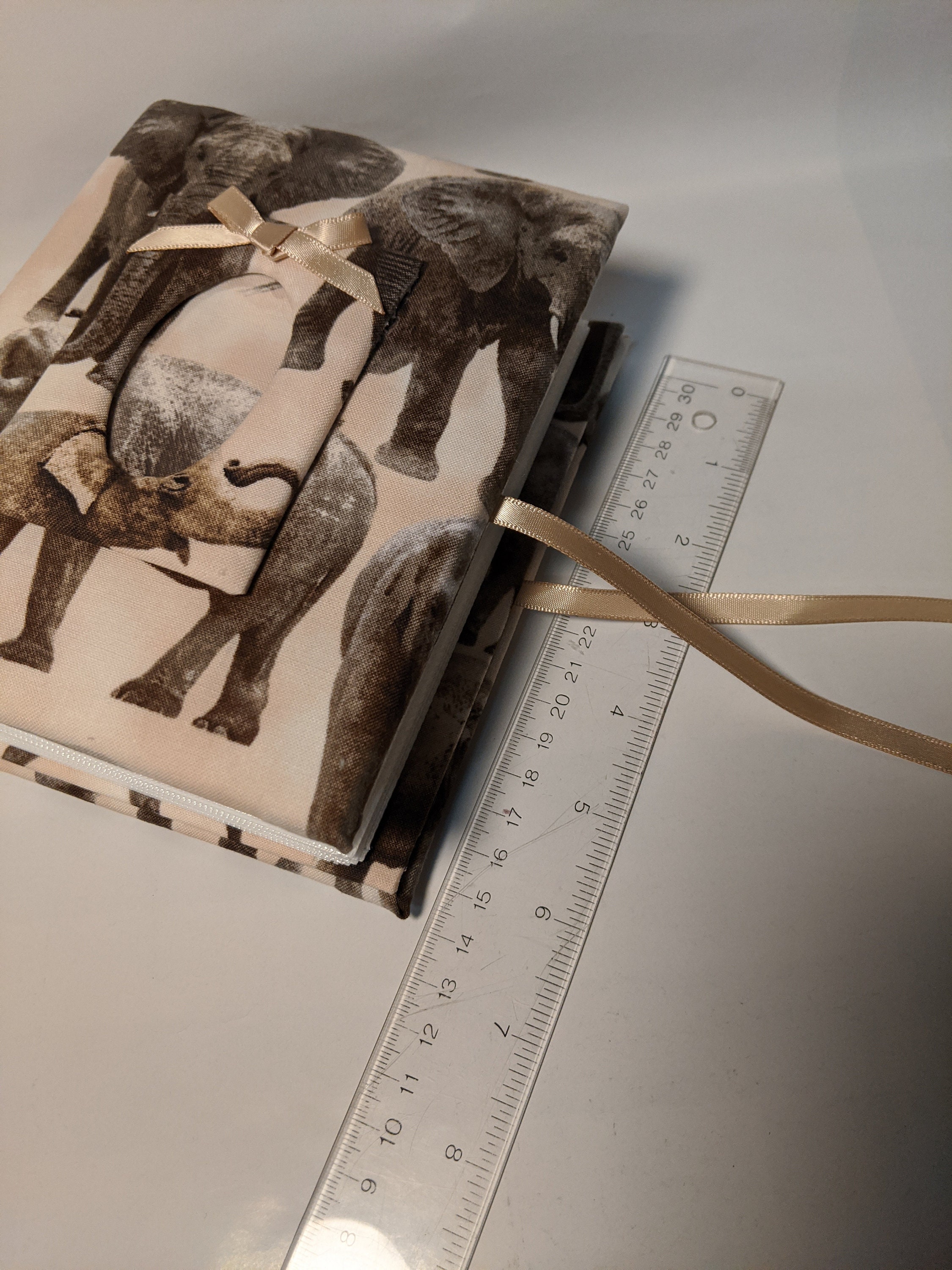 Álbum Fotográfico De 22 X 23,5 Cm Con Diseño De Elefante Rosado