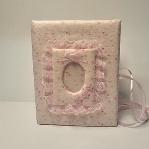 Personalized Baby Girl Photo Album, Baby Photo Album, Baby Keepsake Album, Pink Star Photo Album - Holds 100 4x6 Photos - Photo Album