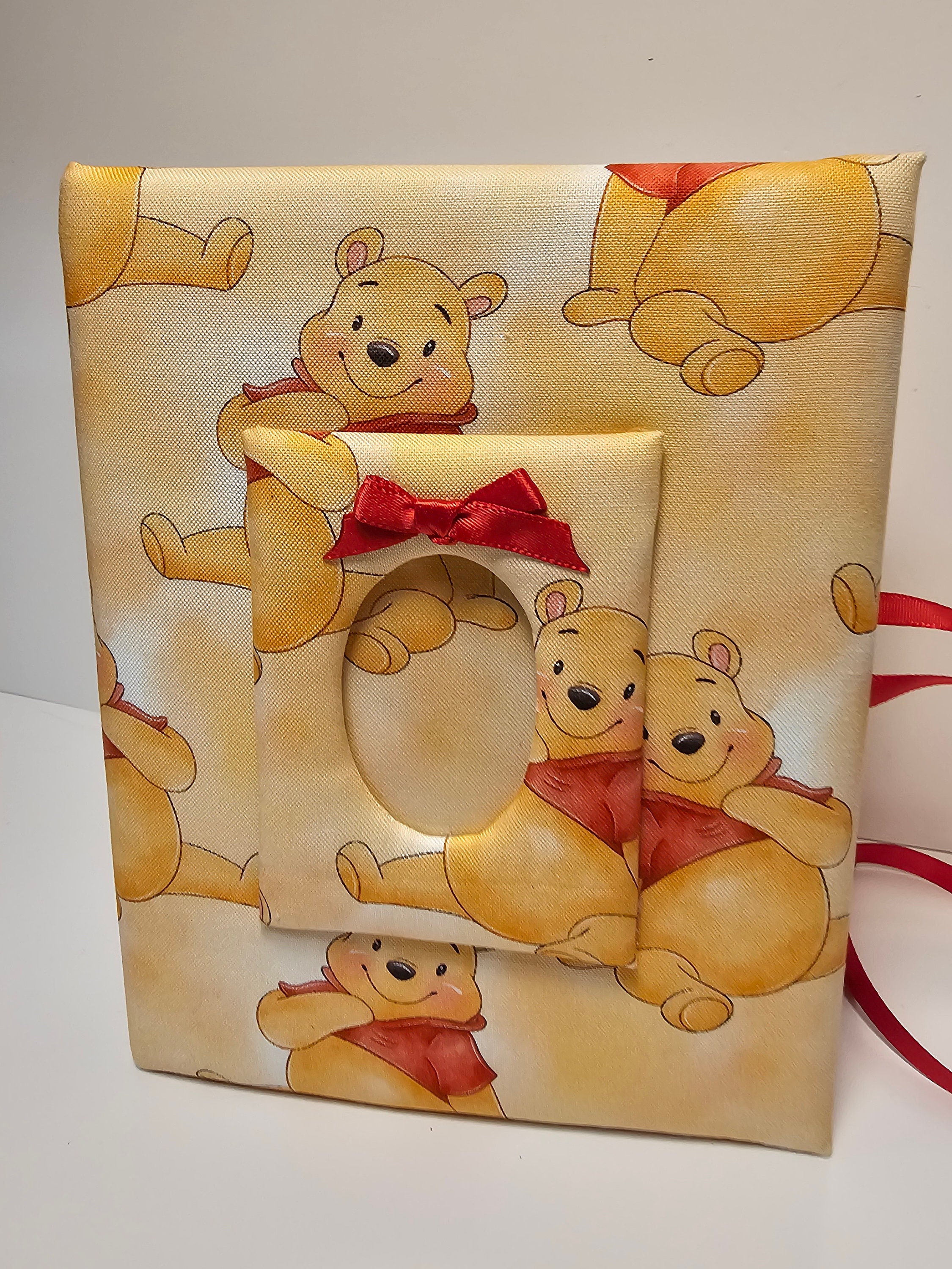 New!!! Winnie the Pooh Photo Album in Yellow and Red - Perfect
