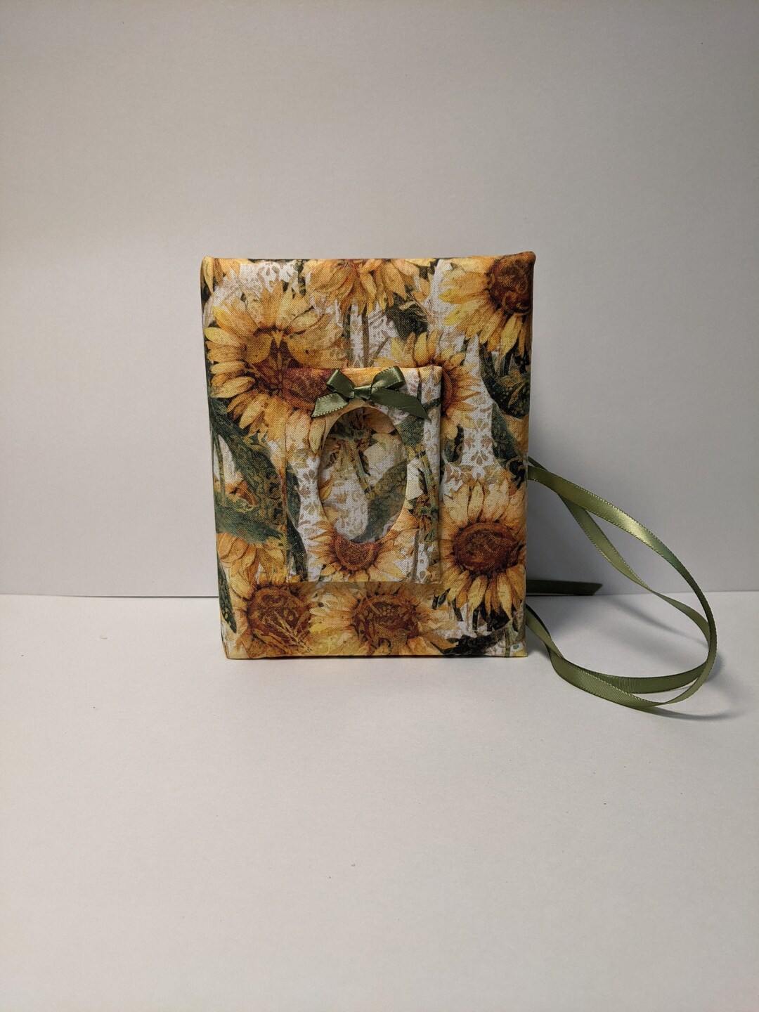 Custom Photo Album, Flower Photo Album, Sunflower Photo Album Holds 100 4x6 Photos Handmade Etsy