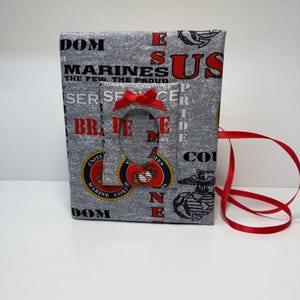 United States Marines Custom Photo Album - Holds 100 4x6 Photos - Personalize