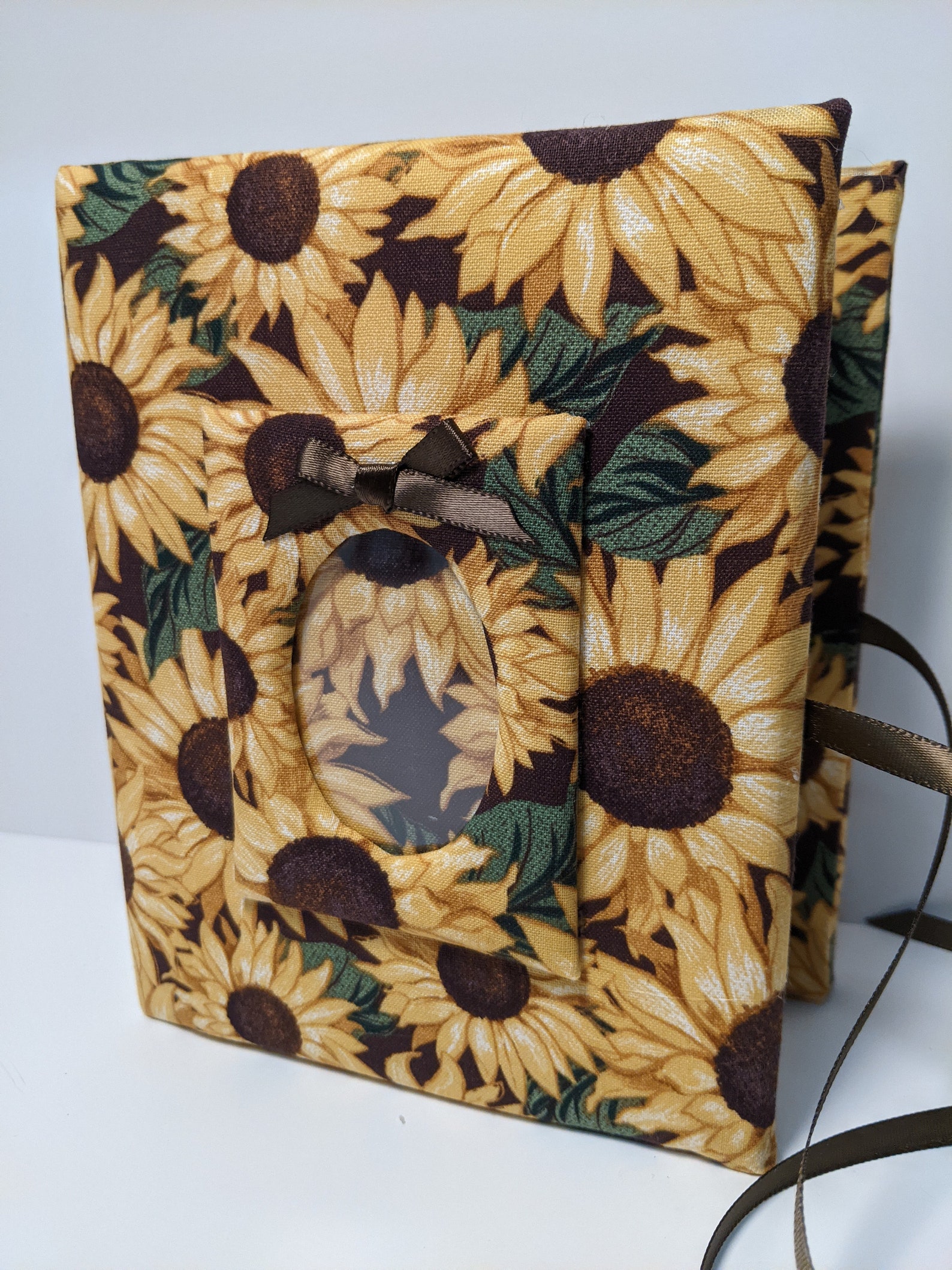 Custom Photo Album Flower Photo Album Sunflower Photo Album Etsy