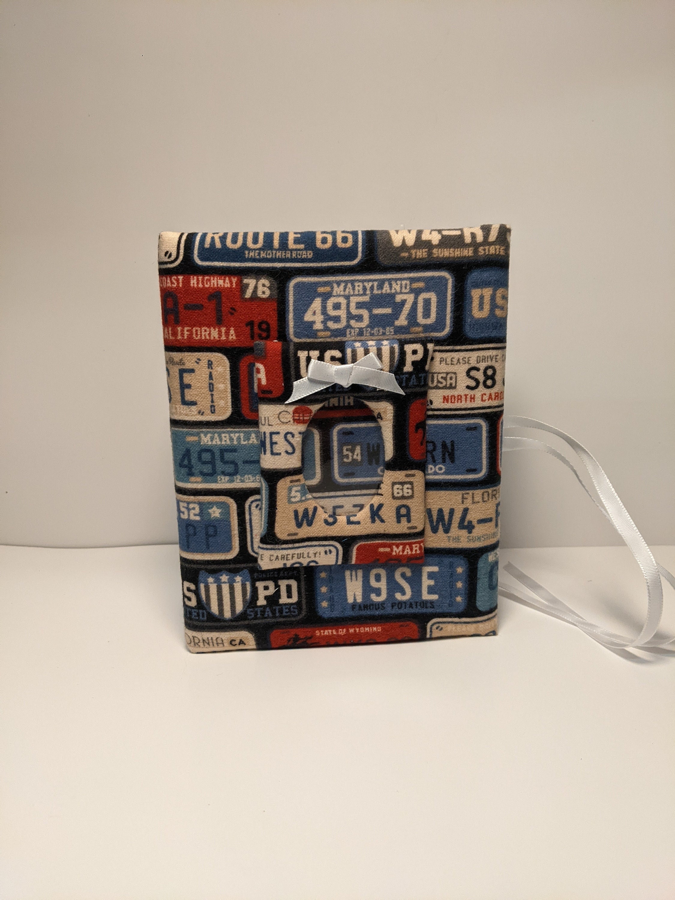 4x6 Photo Album made from a license plate! –