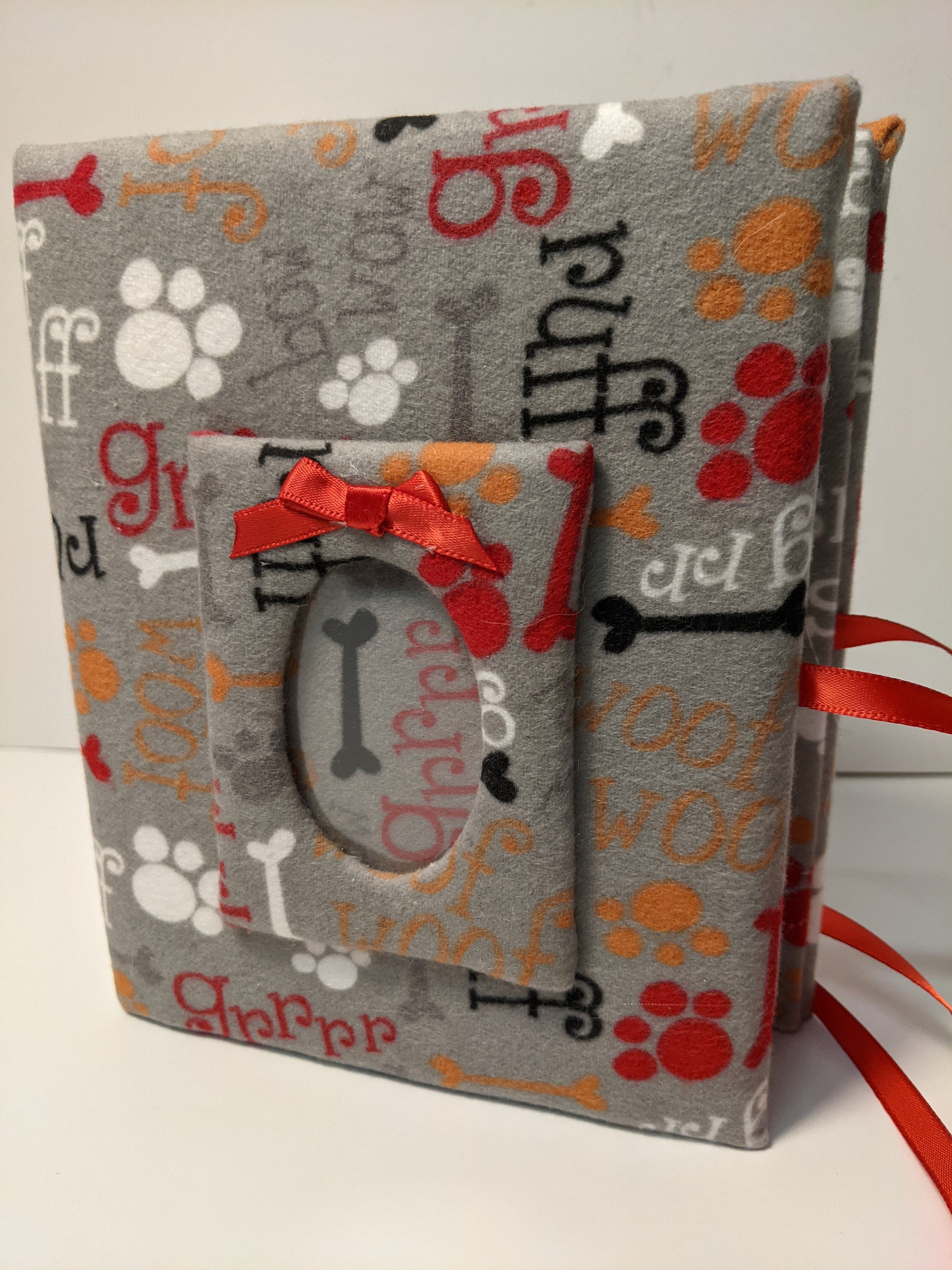 Custom Dog Photo Album Puppy Photo Album Personalized Photo Etsy