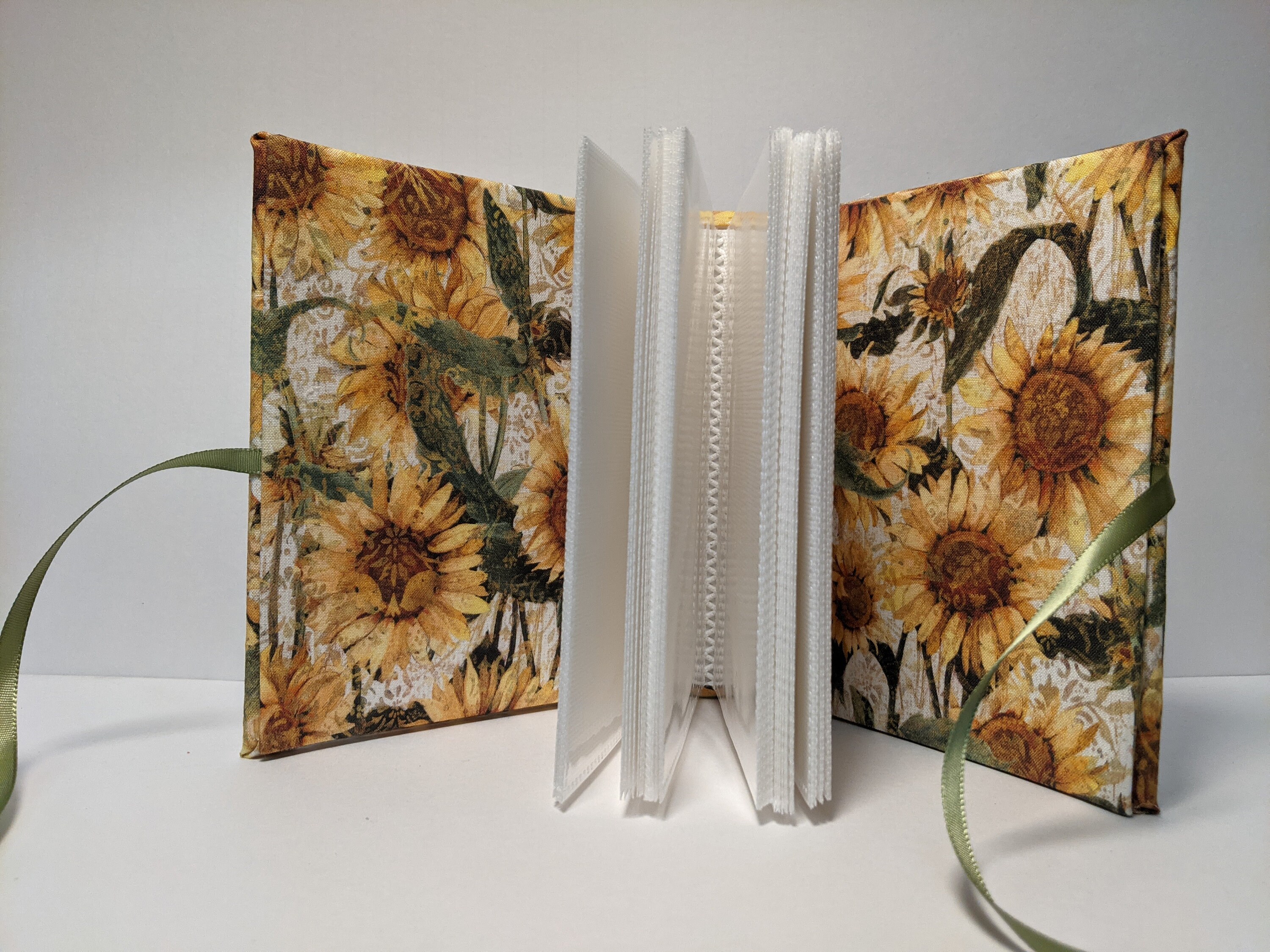 Custom Photo Album Flower Photo Album Sunflower Photo Album Etsy