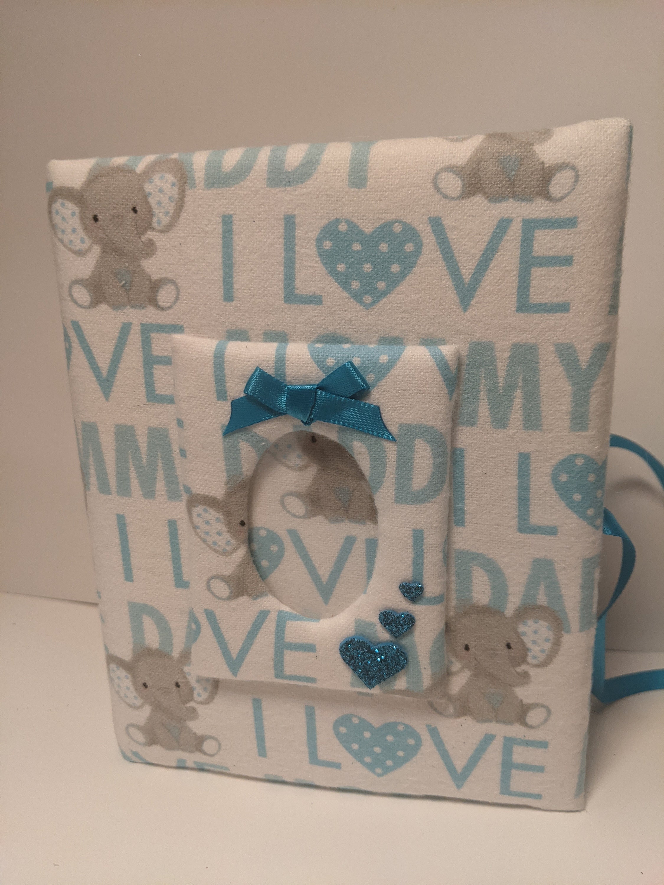 Album Fotografico Personalizzato Per Bambina - Design Elefante Su Album Fotografico Personalizzato Per Bambina - Design Elefante Su