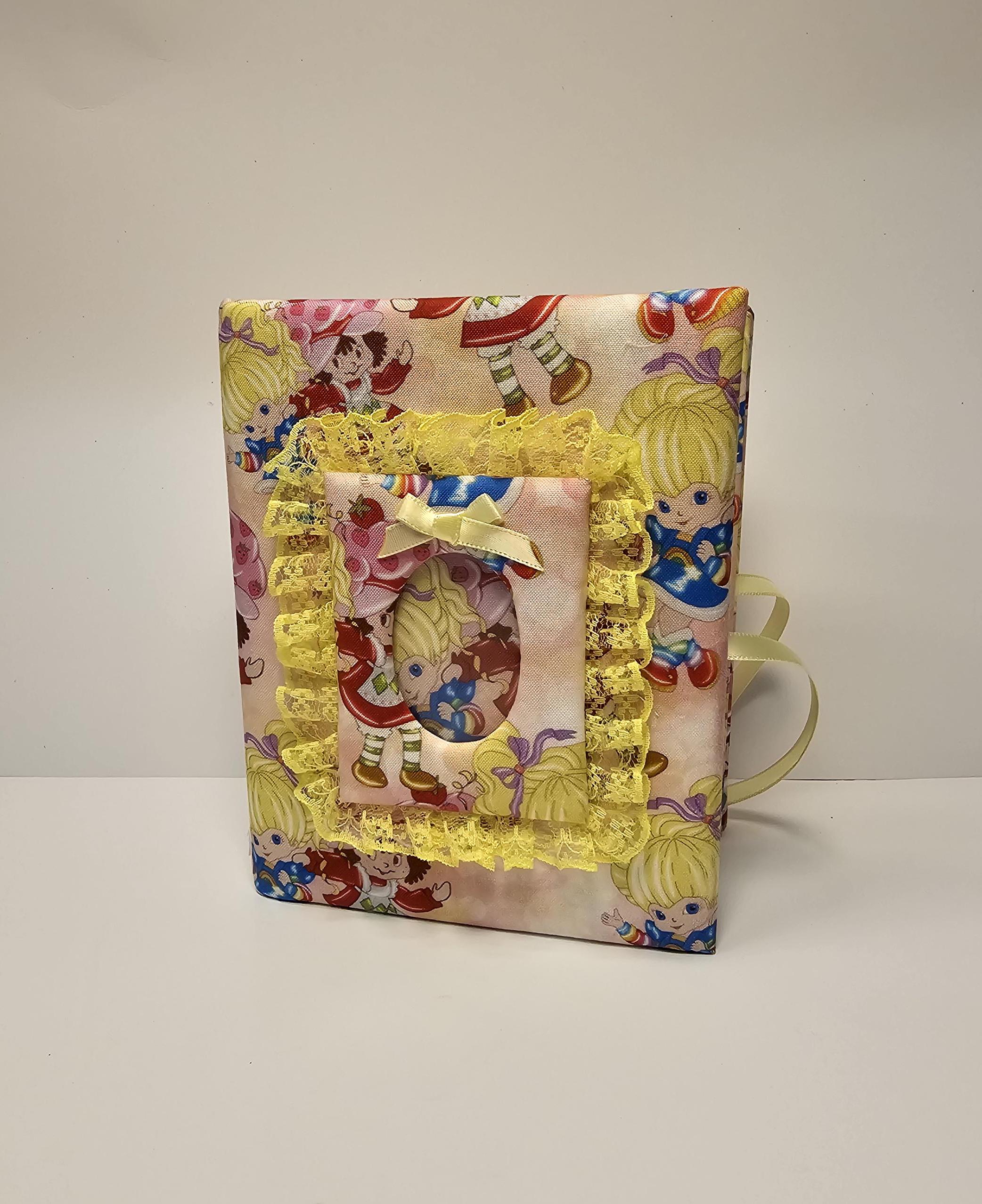 Custom Girls Photo Album, Strawberry Shortcake Photo Album - Holds 100 4x6 Photos - Handmade