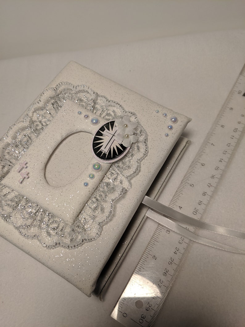 Confirmation Custom Photo Album Communion Handmade Holds 100 4x6 Photos Great Gift