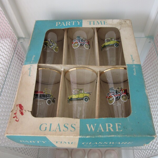 Vintage Gin Glasses Etsy UK