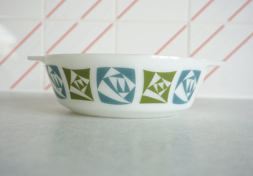 Pyrex JAJ 'checkers' Casserole Dish 1 Litre no Lid Etsy