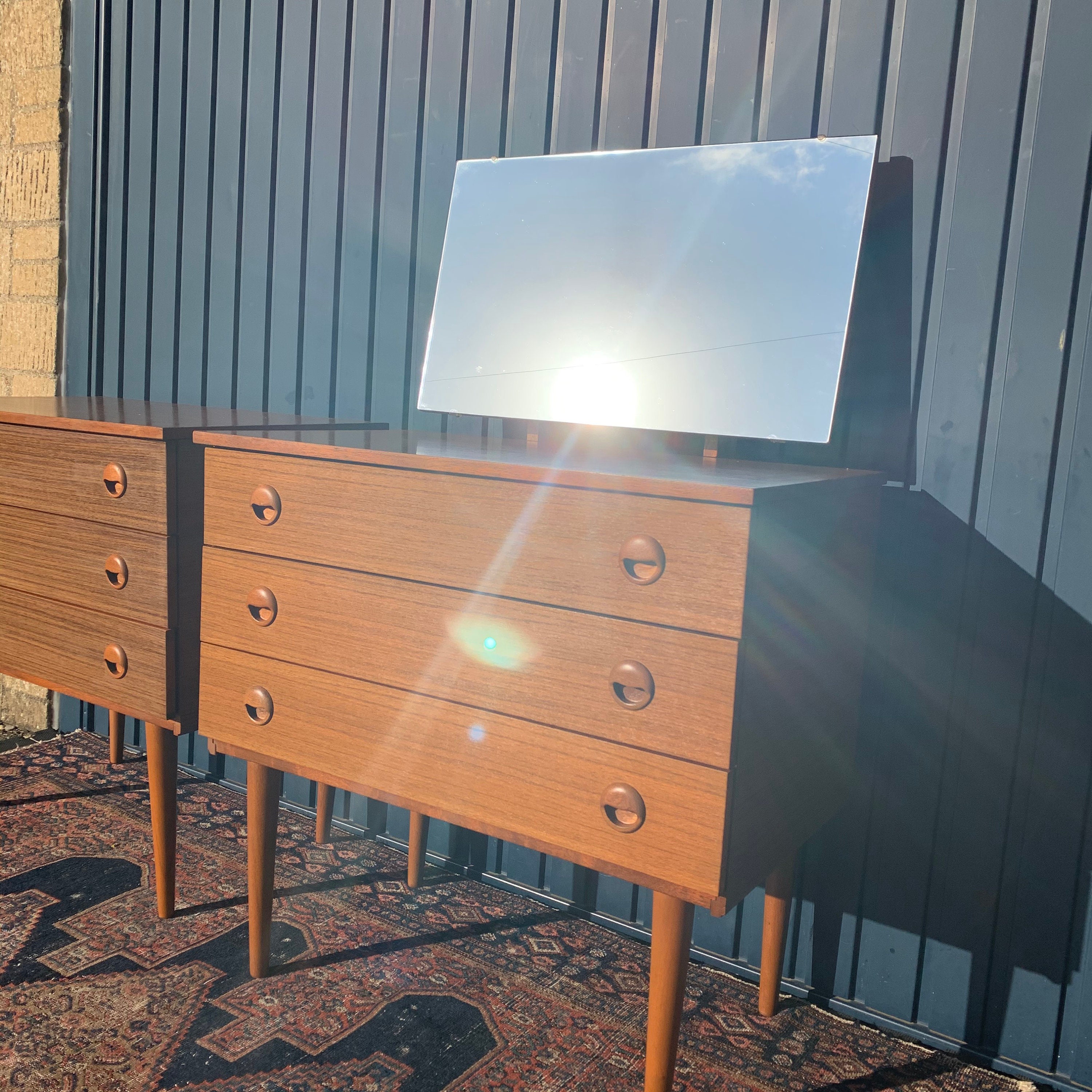 Small Retro Chest Of Drawers Vintage Mid Century Design