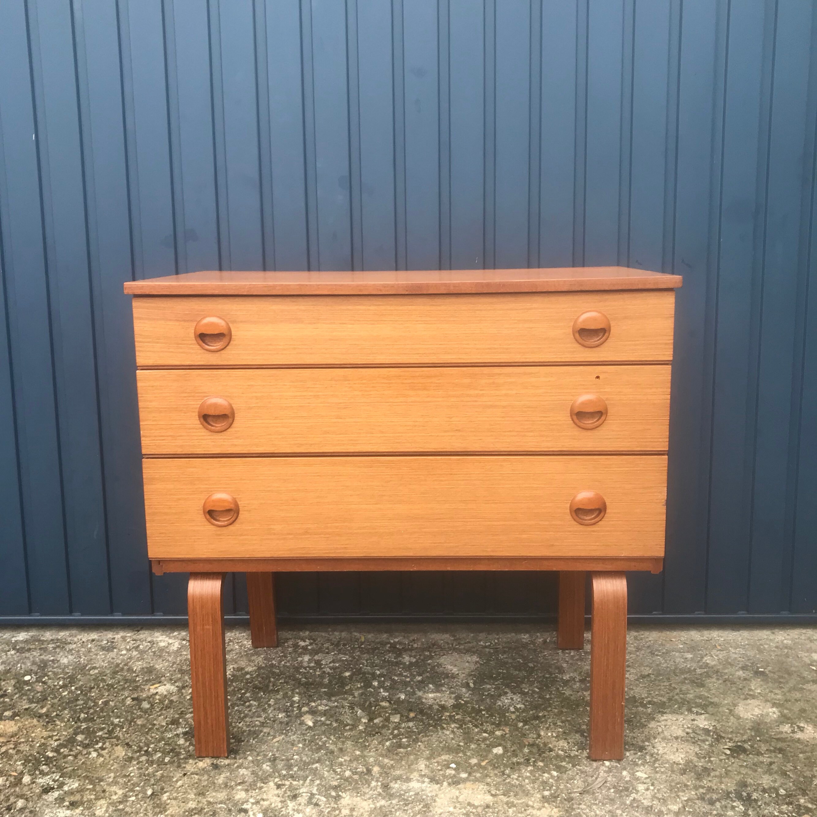 Chest Of Drawers Rare Vintage Mid Century Design