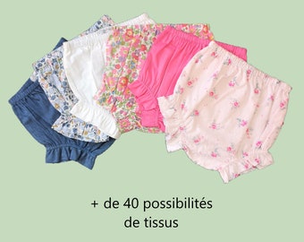 Bloomer bébé en Liberty , culotte bouffante, barboteuse bébé, liberty of london, bloomer cache couches, plus de 40 tissus au choix