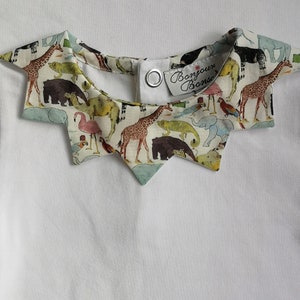 Body baby boy neck 11 points, 18 choices of fabrics for the collar image 3